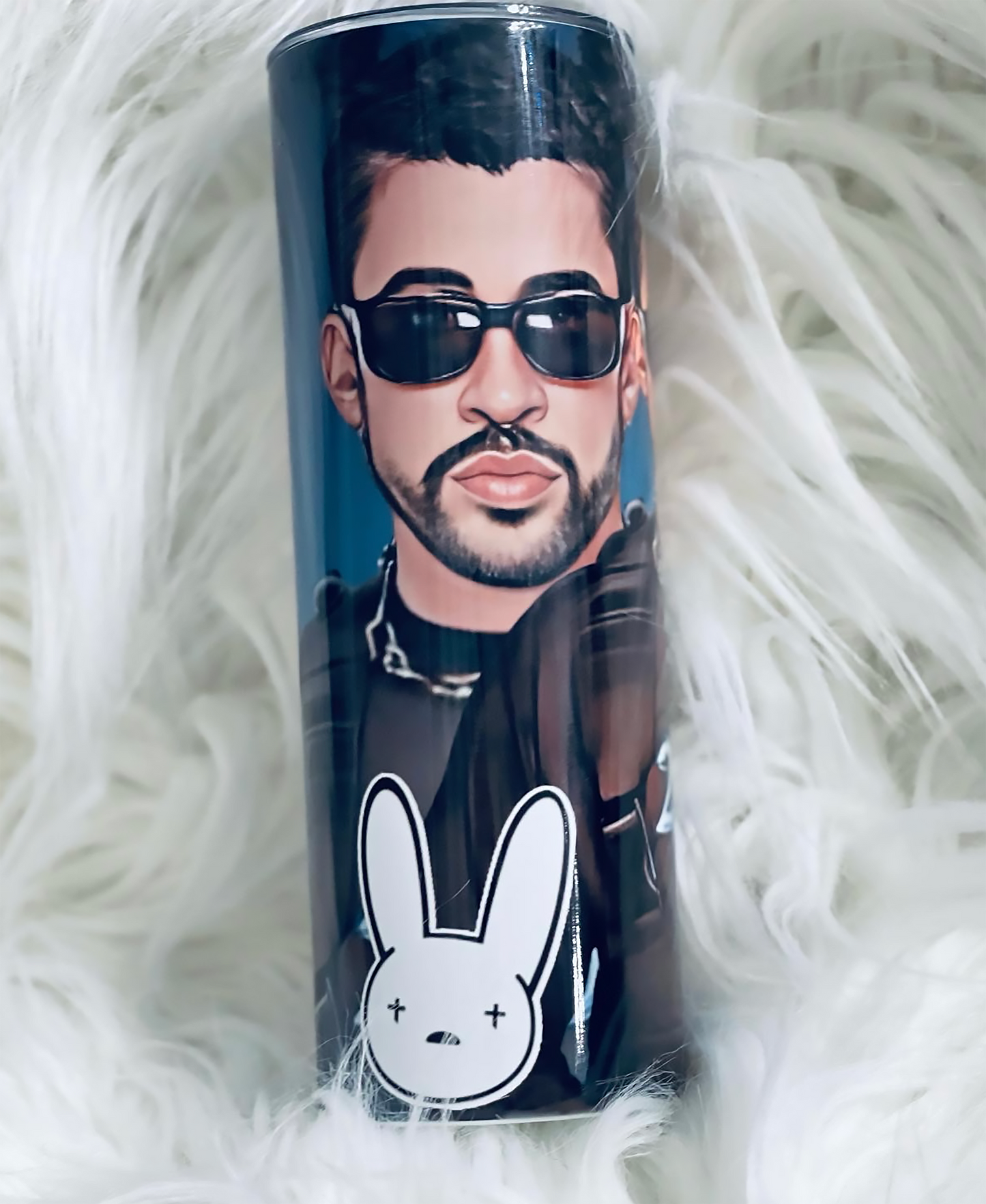 Bad Bunny 20oz skinny Tumbler