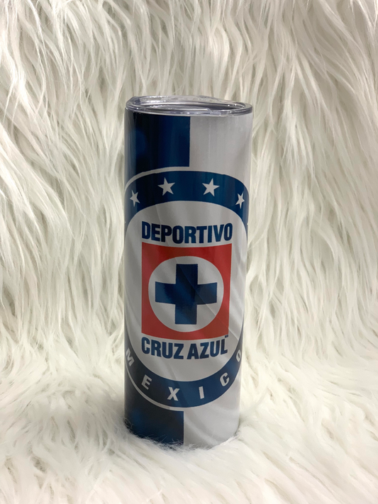Vaso De Cruz Azul 20oz