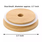 Bamboo Lid | Beer Can Lid | Glass Can Lid | Beer Can Glass Bamboo Lid |