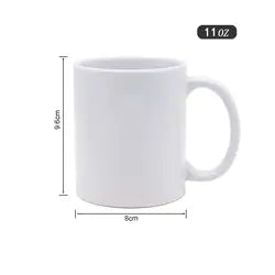 4 Pack - 11oz Coffee Mug Sublimation Blanks with Box