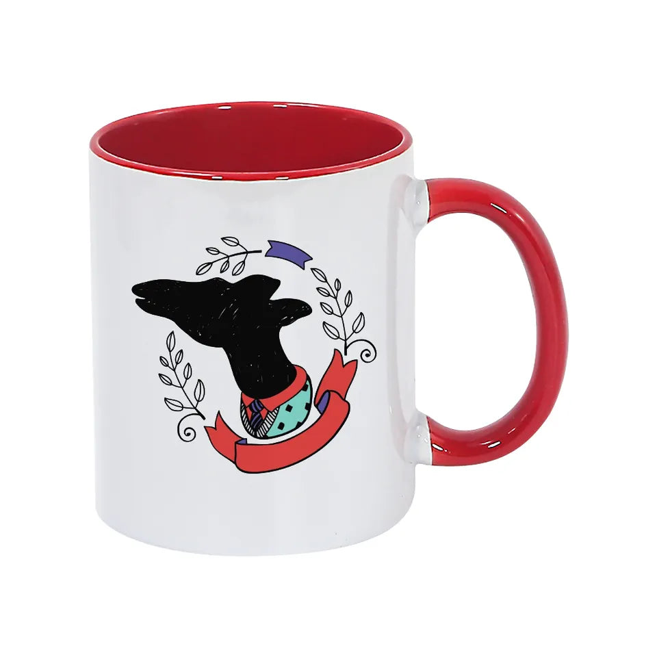 Sublimation 11oz Coffee Mugs Blanks, Two Tone Color