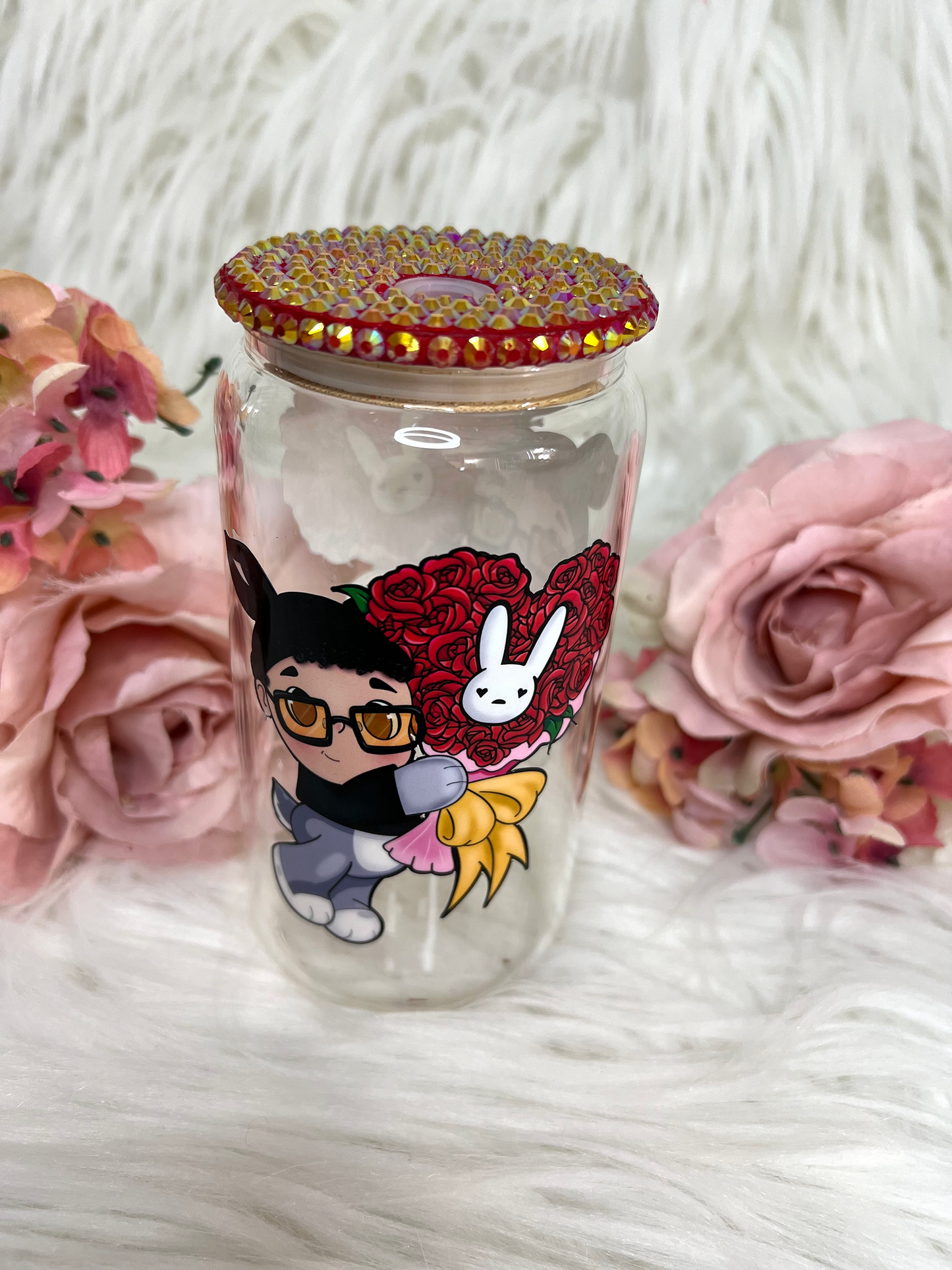 Bad Bunny cup – Creations by yasmin LLC