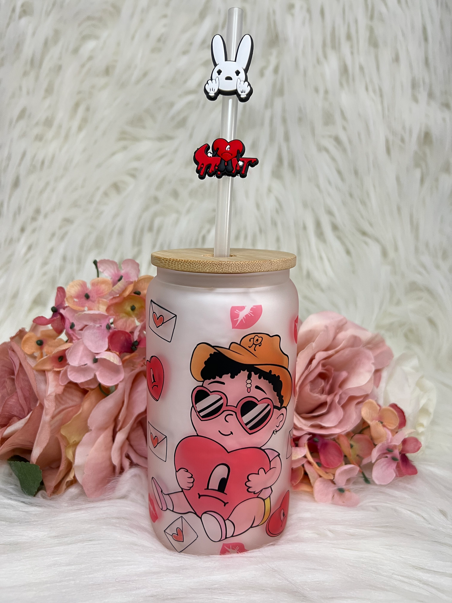 Bad Bunny cup – Creations by yasmin LLC