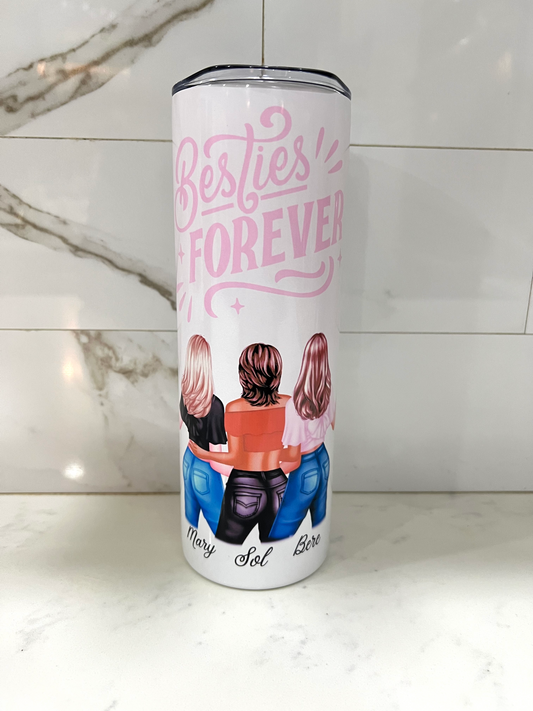 Best Friend Tumbler, tumbler for best friend, customized tumbler for best friend, vaso para mejor amiga, regalo para mejor amiga, best gift