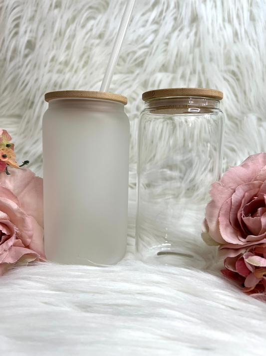 16 oz glass tumbler blank, frosted blank sublimations , sublimation glass cup, libby glass, sublimation blanks, 16 oz sublimation cups,